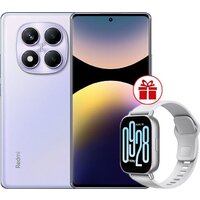 Телефон Xiaomi Redmi Note 14 Pro 8GB/256GB международная версия (фиолетовый) + умные часы Xiaomi Redmi Watch 5 Active (серебристый) по акции - фото1