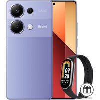 Телефон Xiaomi Redmi Note 13 Pro 4G 8GB/256GB с NFC международная версия (лавандовый) и Xiaomi Smart Band 8 (серый) по акции - фото1