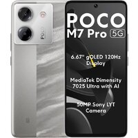 Телефон POCO M7 Pro 5G 12GB/256GB международная версия (серебристый) - фото1