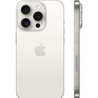 Телефон Apple iPhone 15 Pro 128GB (белый титан) - фото2