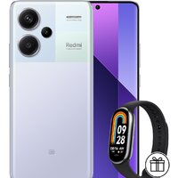Телефон Xiaomi Redmi Note 13 Pro+ 5G 12GB/512GB с NFC международная версия (фиолетовое сияние) и Xiaomi Smart Band 8 (серый) по акции - фото1