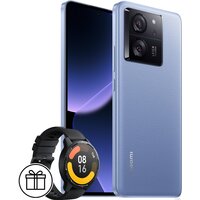 Телефон Xiaomi 13T 12GB/256GB международная версия (альпийский синий) и умные часы Xiaomi Watch S1 Active (черный) по акции - фото1 Телефон Xiaomi 13T 12GB/256GB международная версия (альпийский синий) и умные часы Xiaomi Watch S1 Active (черный) по акции - фото1