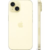 Телефон Apple iPhone 15 128GB (желтый) - фото2 Телефон Apple iPhone 15 128GB (желтый) - фото2