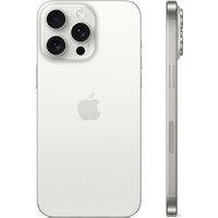 Телефон Apple iPhone 15 Pro Max 256GB (белый титан) - фото2 Телефон Apple iPhone 15 Pro Max 256GB (белый титан) - фото2