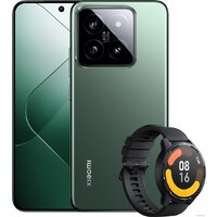 Телефон Xiaomi 14 12GB/512GB международная версия (нефритово-зеленый) и умные часы Xiaomi Watch S1 Active (черный) по акции - фото1 Телефон Xiaomi 14 12GB/512GB международная версия (нефритово-зеленый) и умные часы Xiaomi Watch S1 Active (черный) по акции - фото1