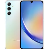 Телефон Samsung Galaxy A34 5G SM-A346E/DSN 8GB/128GB (серебристый) - фото1