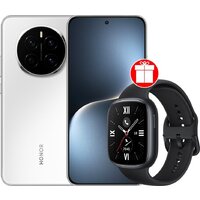 Телефон HONOR Magic7 12GB/256GB международная версия (ледяной белый) + умные часы HONOR Watch 4 (черный) по акции - фото1 Телефон HONOR Magic7 12GB/256GB международная версия (ледяной белый) + умные часы HONOR Watch 4 (черный) по акции - фото1